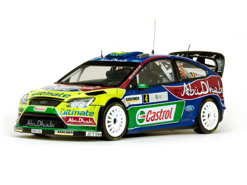 OPO 10 Ford Focus RS WRC 08 Scala 1/43 – Modello Di F.Loix/F.Miclotte Rally Belgium Tac 2013 (Ref: 1410) – Ixo Per Direkt Collection, Base E Scatola Plexi
