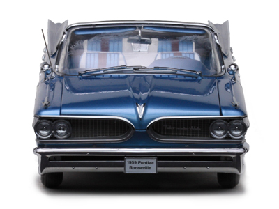 Convertible Alloy Sports car Blue GFCC TOYS  1:43 1959 Pontiac Bonneville
