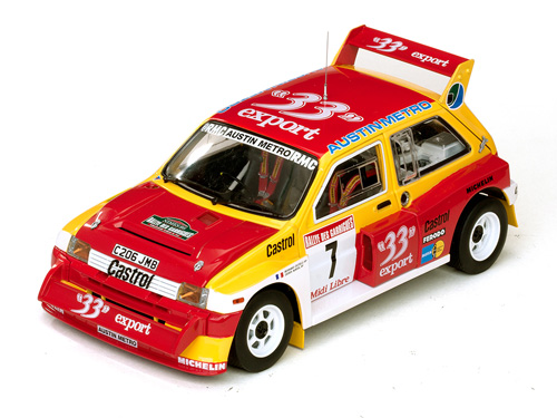 MG Metro 6R4-1985 RAC Rally 1:43   avec boite plexi 