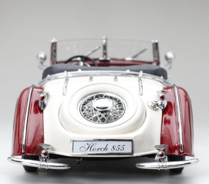 1939 Horch 855 Roadster-Dark Red/White - Image 5
