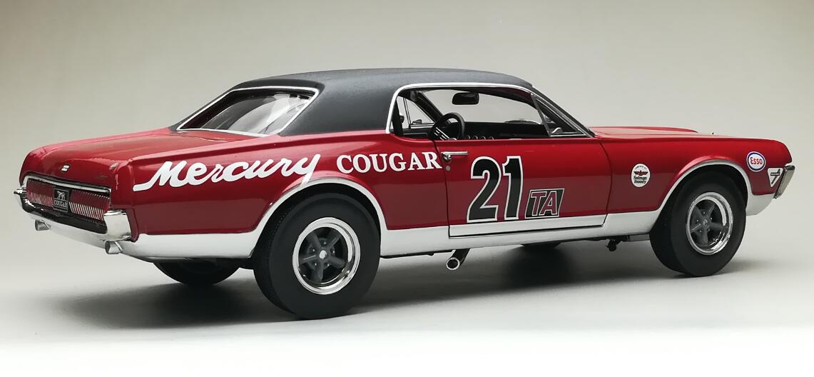 1967 Mercury Cougar Racing-#21 Marty Beaulieu – sunstarmodelcars