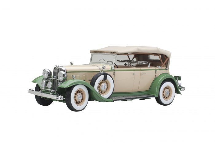 1932 Ford Lincoln KB Top Up-Light tan/Light green