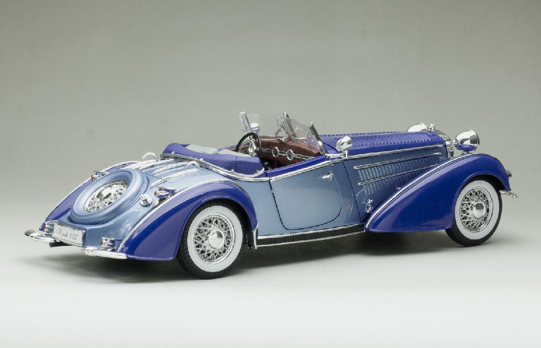 1939 Horch 855 Roadster-Light Blue/Dark Blue