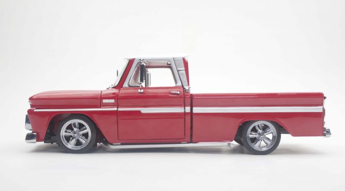 1965 Chevrolet C-10 Styleside Pickup Lowrider- Red - Image 4