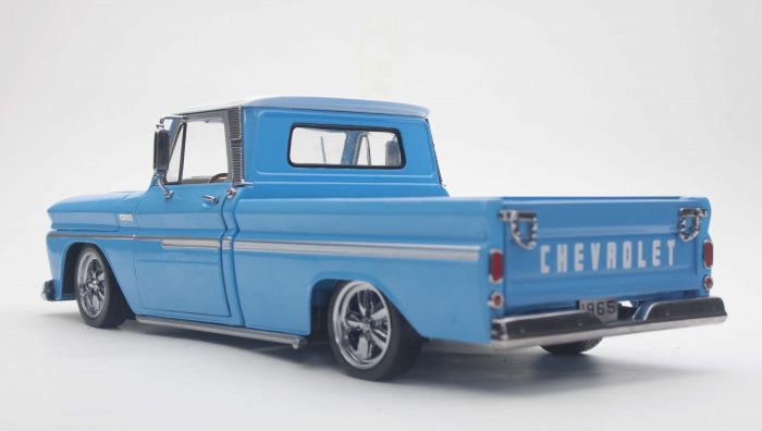 1965 Chevrolet C-10 Styleside Pickup Lowrider-Blue - Image 4