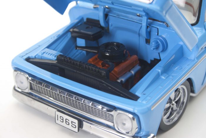 1965 Chevrolet C-10 Styleside Pickup Lowrider-Blue - Image 3