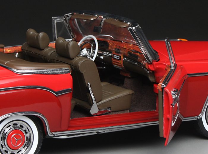 1960 Mercedes-Benz 220 SE Cabriolet - Red / Dark Red - Image 3
