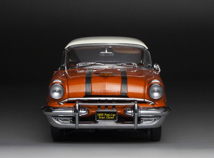1955 Pontiac Star Chief Hard Top - White Mist / Fire Gold - Image 10