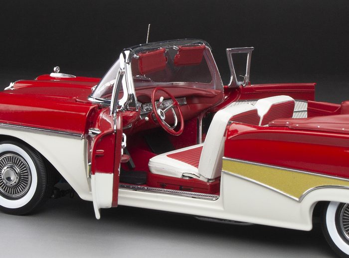 1958 Ford Fairlane Open Convertible - Torch Red/White - Image 9