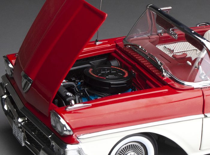 1958 Ford Fairlane Open Convertible - Torch Red/White - Image 10