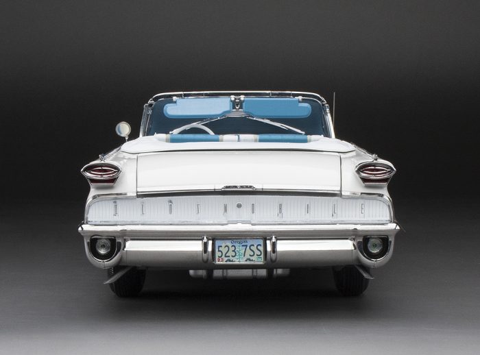 1959 Oldsmobile "98" Open Convertible - Aqua Mist Metallic/ Polaris White - Image 5
