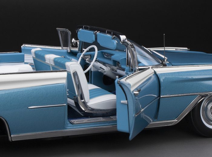 1959 Oldsmobile "98" Open Convertible - Aqua Mist Metallic/ Polaris White - Image 10