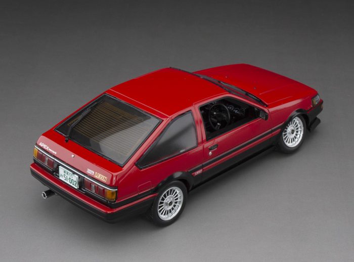 1985 Toyota Corolla Levin (AE86) - Red/Black - Image 3
