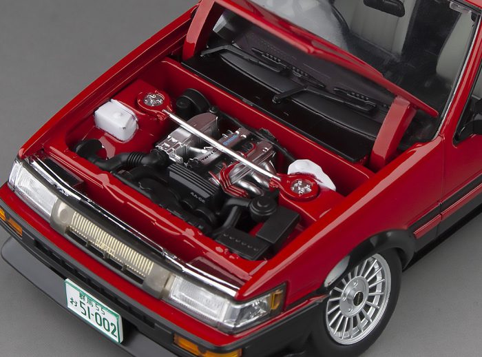 1985 Toyota Corolla Levin (AE86) - Red/Black - Image 8