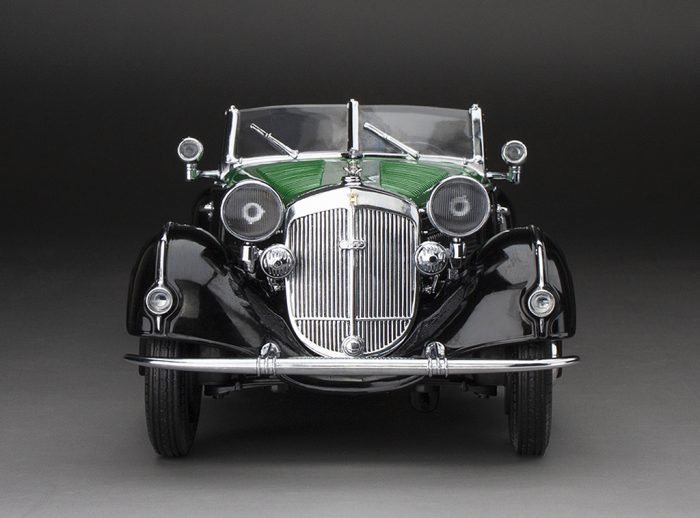 1939 HORCH 855 ROADSTER - Black / Dark Green - Image 7