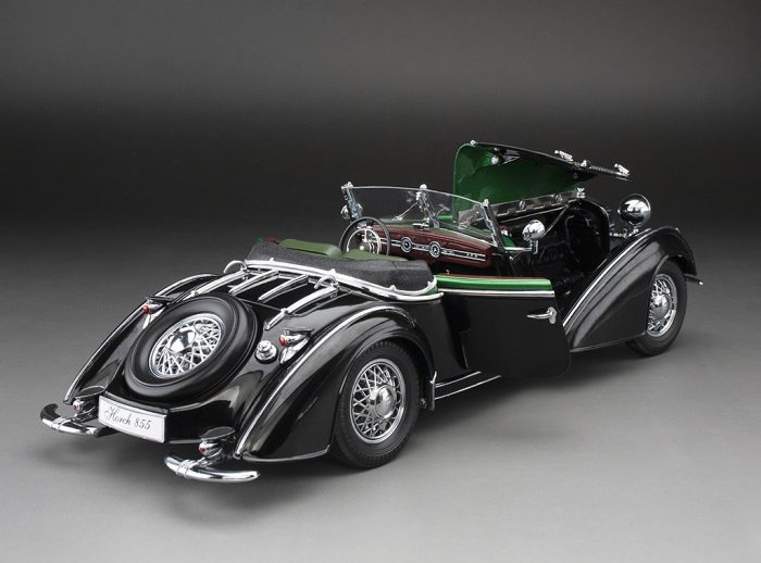 1939 HORCH 855 ROADSTER - Black / Dark Green - Image 5