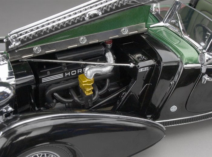 1939 HORCH 855 ROADSTER - Black / Dark Green - Image 9