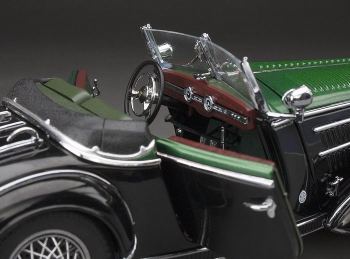 1939 HORCH 855 ROADSTER - Black / Dark Green - Image 11