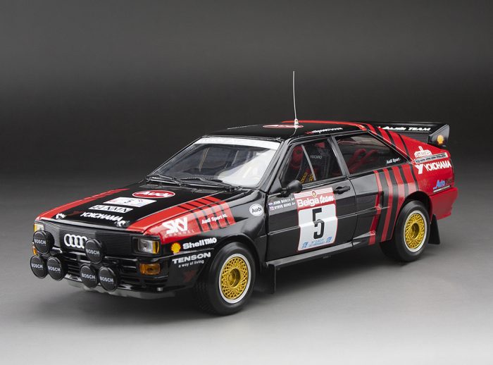 Audi Quattro A2 -#5 J.Bosch/S.Bond - Circuit des Ardennes 1986