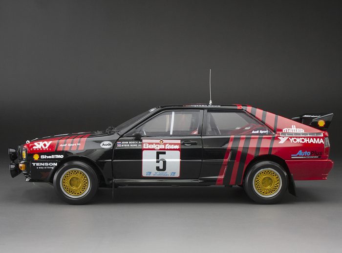 Audi Quattro A2 -#5 J.Bosch/S.Bond - Circuit des Ardennes 1986 - Image 3