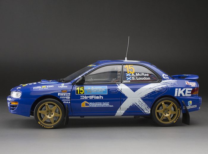 Subaru Impreza 555 - #15 Alister McRae/Stuart Loudon - Logiman Mythical Cars Rally 2023 - Image 3