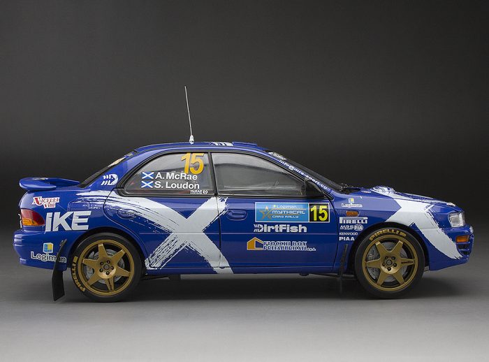 Subaru Impreza 555 - #15 Alister McRae/Stuart Loudon - Logiman Mythical Cars Rally 2023 - Image 6