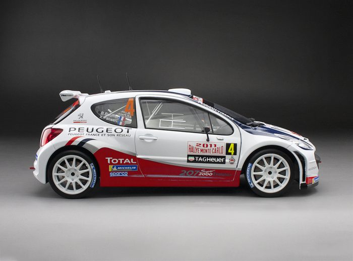 Peugeot 207 S2000 - #4 B.Bouffier  /X.Panseri - Rallye Automobile Monte-Carlo 2011 winner (limited edition 999pcs) - Image 5