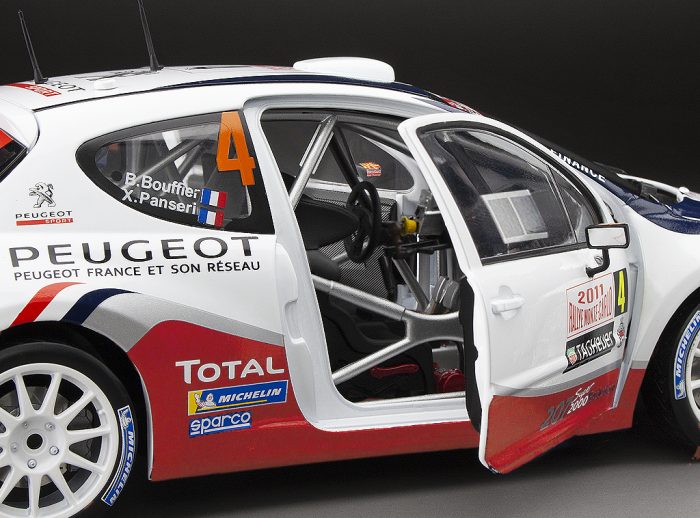 Peugeot 207 S2000 - #4 B.Bouffier  /X.Panseri - Rallye Automobile Monte-Carlo 2011 winner (limited edition 999pcs) - Image 8