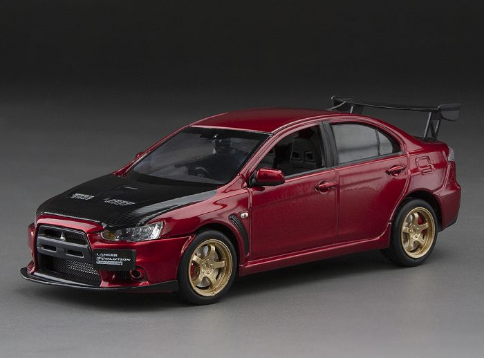 Mitsubishi Lancer Evolution X - Red Metallic  (Limited Edition 499pcs)