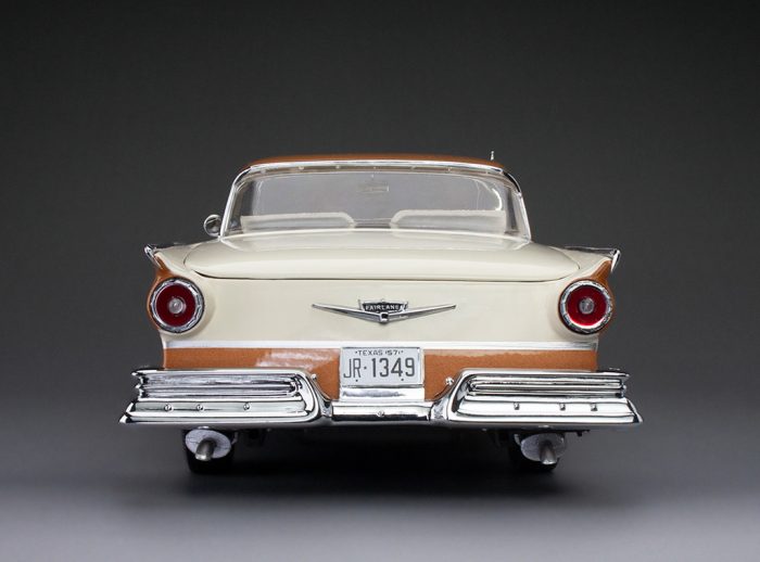 1957 Ford Fairlane 500 Skyliner - Bronze / Colonial White - Image 9