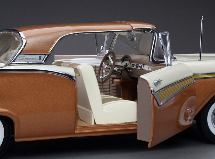 1957 Ford Fairlane 500 Skyliner - Bronze / Colonial White - Image 3