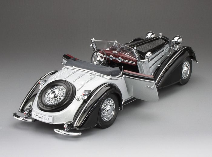 1393 Horch 855 Roadster - Black / Metallic Silver - Image 7