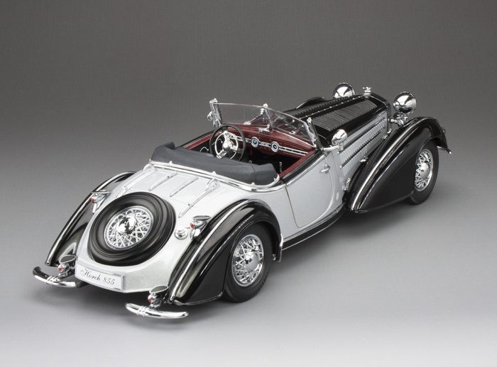 1393 Horch 855 Roadster - Black / Metallic Silver - Image 13