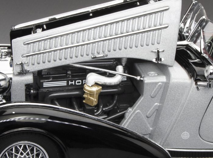 1393 Horch 855 Roadster - Black / Metallic Silver - Image 12