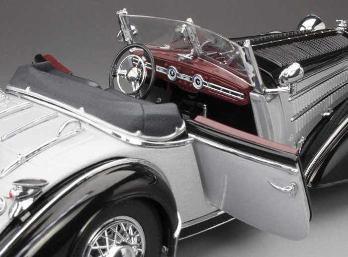 1393 Horch 855 Roadster - Black / Metallic Silver - Image 9