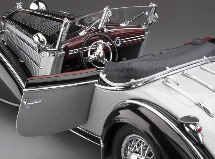 1393 Horch 855 Roadster - Black / Metallic Silver - Image 8