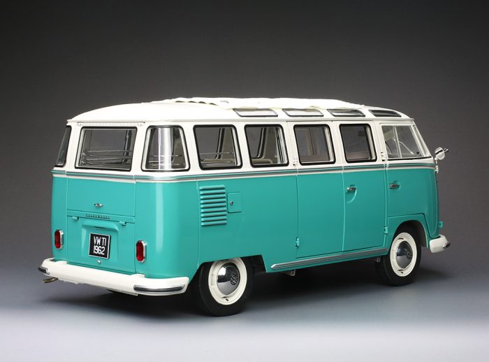 1962 Volkswagen Samba - Pearl White/Light green (Limited Edition 1000pcs) - Image 3