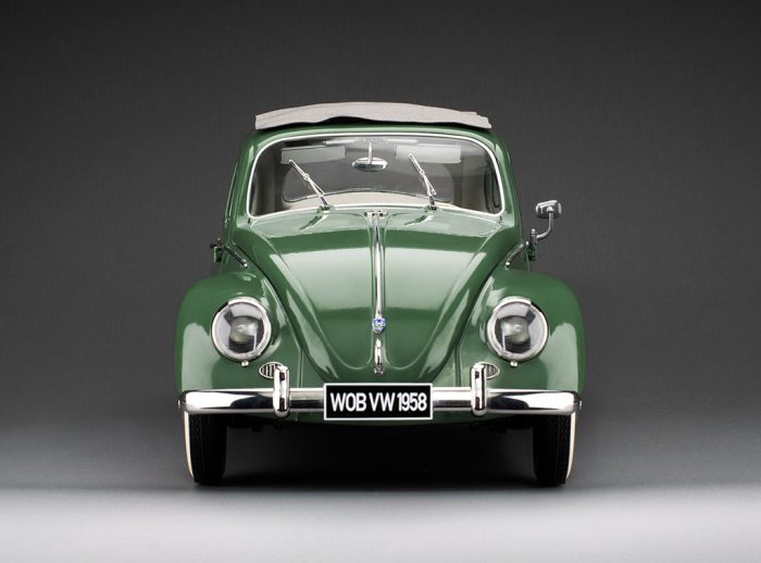 1958 Volkswagen Beetle Saloon Opening Roof - Agave Green - Image 5