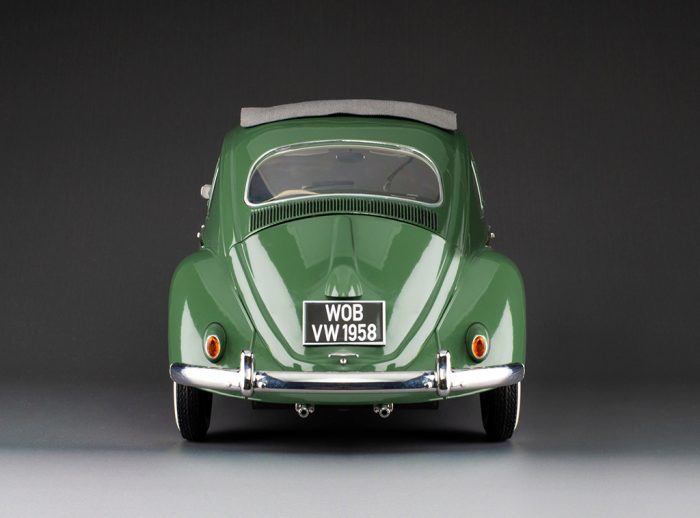 1958 Volkswagen Beetle Saloon Opening Roof - Agave Green - Image 4