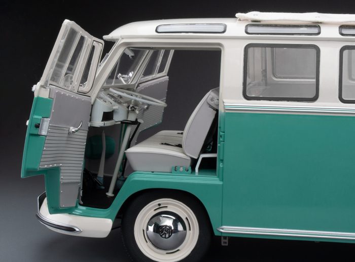 1962 Volkswagen Samba - Pearl White/Light green (Limited Edition 1000pcs) - Image 7