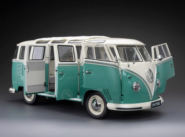 1962 Volkswagen Samba - Pearl White/Light green (Limited Edition 1000pcs) - Image 6